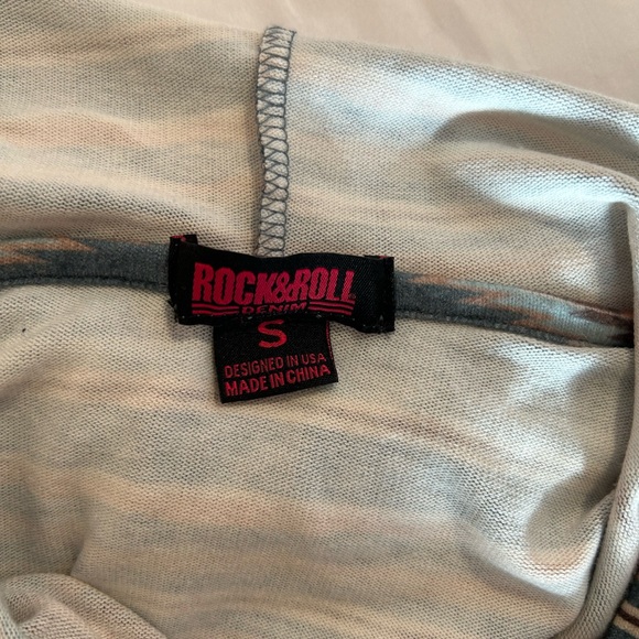 Rock & Roll Small Women's Navajo Pullover Hoodie Pre Owned & Comfy - Picture 6 of 10